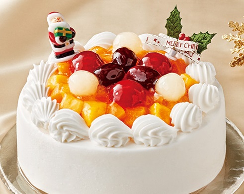 セブンイレブンのクリスマスケーキ2016「米粉と豆乳クリームのケーキ 5号」