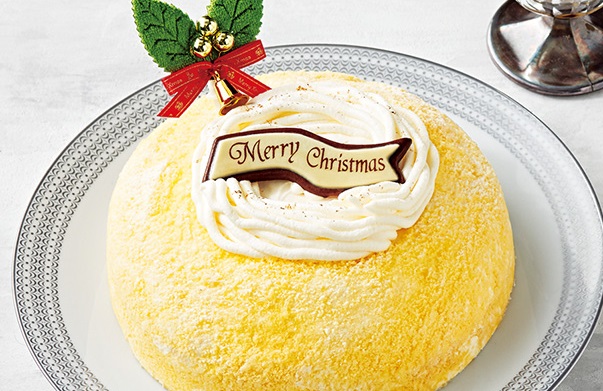 セブンイレブンのクリスマスケーキ2016「北海道産チーズの2層のチーズケーキ（5号相当）」