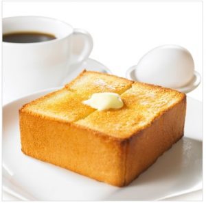 上島珈琲店モーニング「ゆで卵&厚切りバタートースト」