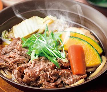 ガストの京都産九条ねぎと寄せ豆腐の牛すき鍋