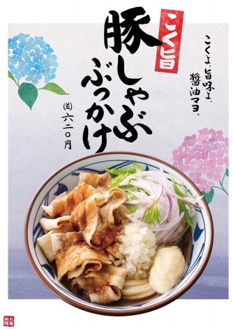 丸亀製麺「こく旨豚しゃぶぶっかけ」2017年6月13日