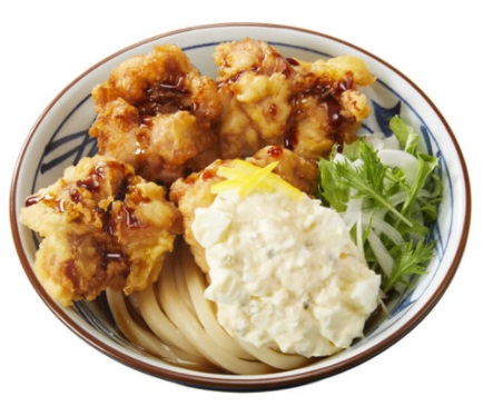 丸亀製麺「タル鶏天ぶっかけうどん」2021年2
